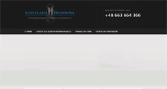 Desktop Screenshot of kancelaria-finansowa.com
